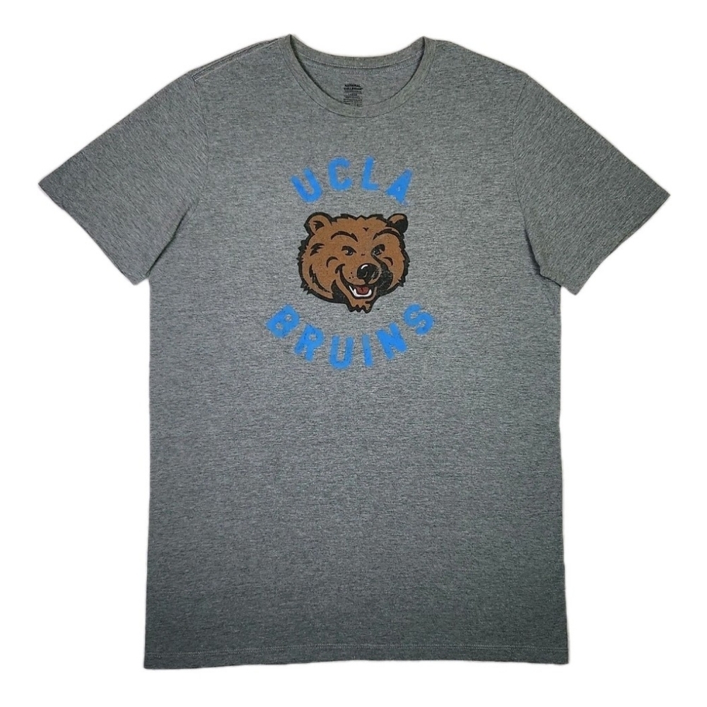 UCLA Bruins Graphic Shirt Large Gray Unisex NCAA Collegiate Sportswear Retro